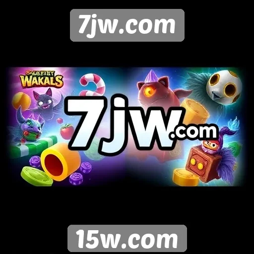Diversidade de jogos disponíveis em 7jw.com